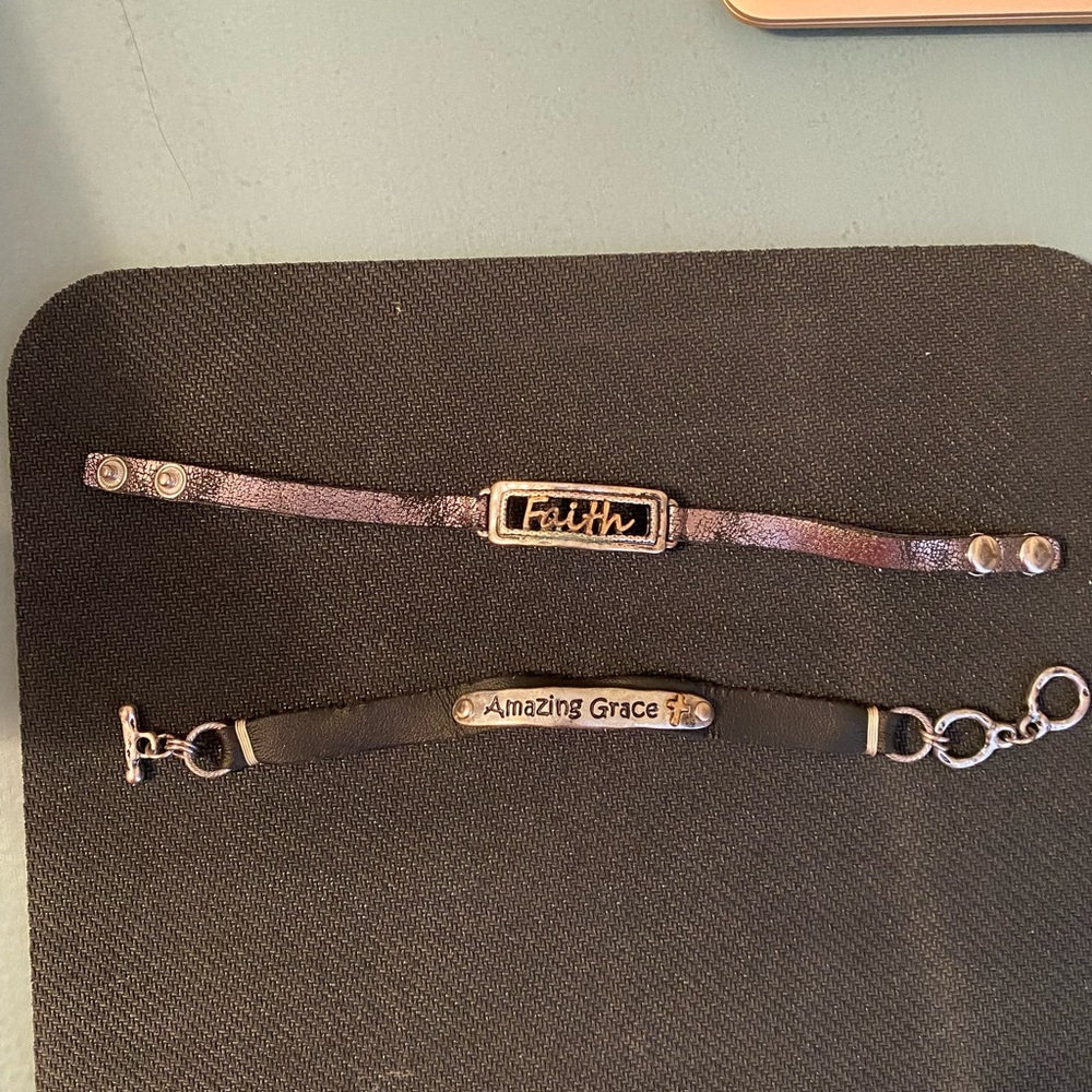 Amazing Grace and Faith Bracelets